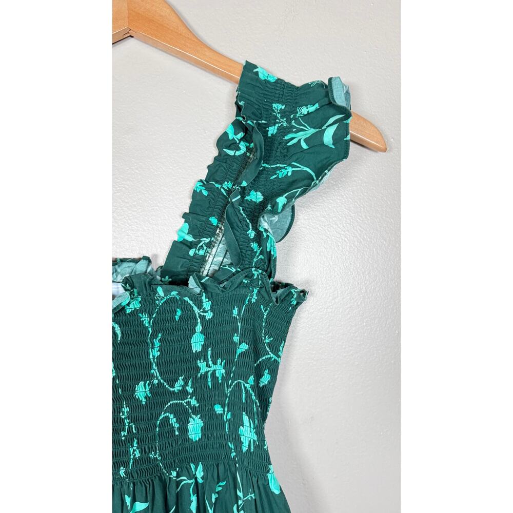 Hill House Home Ellie Nap Dress Emerald Botanical size XS - Picture 12 of 12